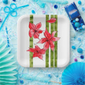 FUN AND FESTIVE SQUARE PAPER PLATE ペーパープレート (パーティー)
