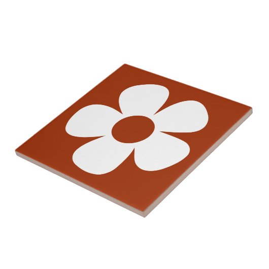 Fun and Funky 60s 70s Retro Flower タイル (側面)