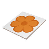 Fun and Funky 60s 70s Retro Flower Ceramic Tile タイル (側面)