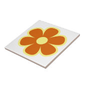 Fun and Funky 60s 70s Retro Flower Ceramic Tile タイル (側面)