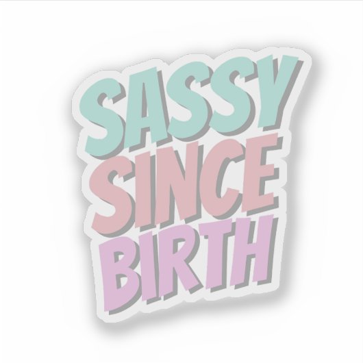 Fun and Quirky Sticker シール (正面)