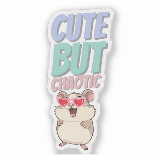 Fun and Quirky Sticker  シール (正面)