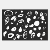 Fun artistic spots design ラッピングペーパーシート (正面)