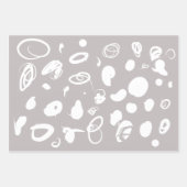 Fun artistic spots design ラッピングペーパーシート (正面3)