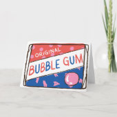 Fun as a Pack of Bubble Gum Birthday カード (正面)