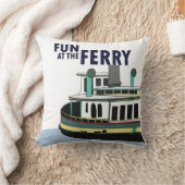 Fun At The Ferry Boat Travel クッション (ブランケット)