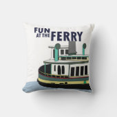 Fun At The Ferry Boat Travel クッション (正面)