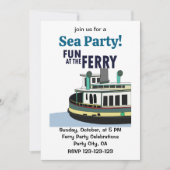 Fun At The Ferry Sea Party 招待状 (正面)