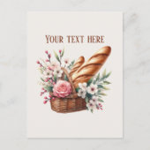 Fun bakery bread add message business name  ポストカード (正面)