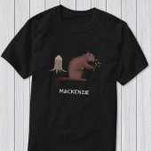Fun Beaver Personalized Name Tシャツ