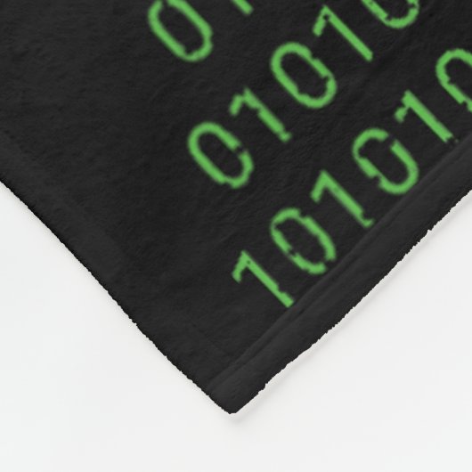 Fun Binary Christmas Tree Computer Programmers And フリースブランケット (角)