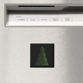 Fun Binary Christmas Tree Computer Programmers And マグネット (インサイチュ (食洗機))