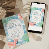 Fun Birthday Pool Party Invitation 招待状