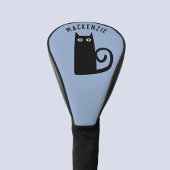 Fun Black Cat Personalized ゴルフヘッドカバー