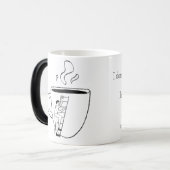 FUN BLACK & WHITE freehand drawing original モーフィングマグカップ (正面左)