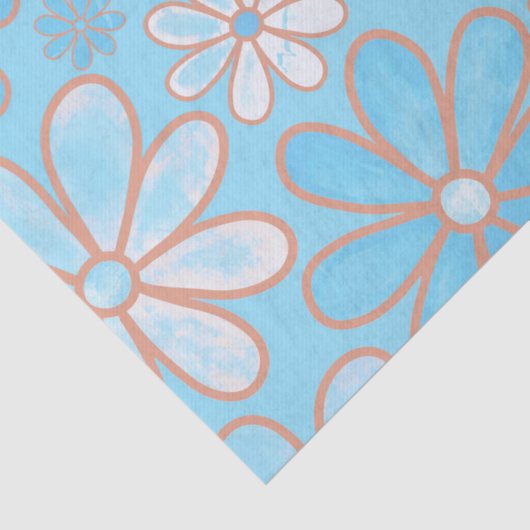 Fun Blue Daises. 薄葉紙 (詳細)