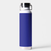 Fun Blue Sarcastic Quote Reacher Water Bottle ウォーターボトル (背面)