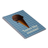 Fun Blue Spiral School Notebook ノートブック (右側)