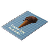 Fun Blue Spiral School Notebook ノートブック (左側)