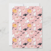 Fun Boo! Spooktacular Halloween Birthday Party 招待状 (裏面)