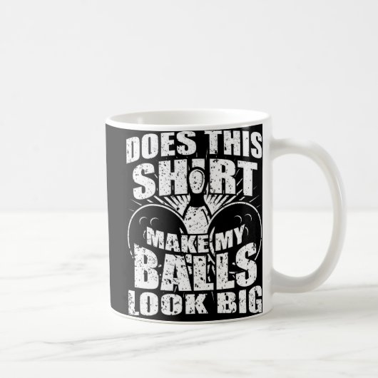 Fun Bowling Ball - Gag Gift Bowling for Men コーヒーマグカップ (右)