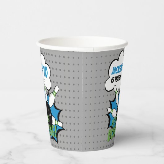 Fun Bowling Birthday Boy 紙コップ (右)