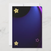 Fun Bowling party Design for Girls 招待状 (裏面)