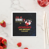 Fun Bowling party for Kids スタンダードカクテルナプキン (インサイチュ)
