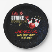 Fun Bowling party for Kids ペーパープレート (正面)