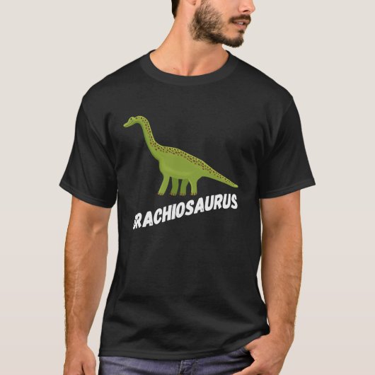 Fun Brachiosaurus Dinosaur Tシャツ (正面)