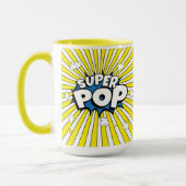 Fun Bright Sunshine SUPER POP! Comic Book Pop Art  マグカップ (左)