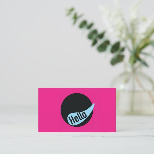 Fun Business Card template 名刺 (スタンド正面)