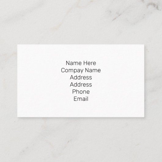 Fun Business Card template 名刺 (裏面)