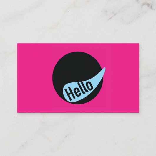 Fun Business Card template 名刺 (正面)