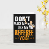 Fun Bysketbyll Ref Hoops - Bysketbyll Referee  カード (黄色い花)