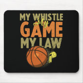 Fun Bysketbyll Referee Quotes Gift I Hoops Ref 1  マウスパッド (正面)