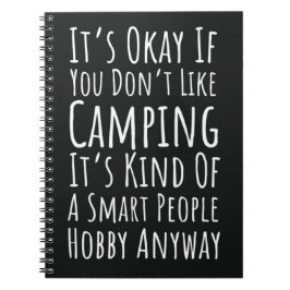 Fun Camping Gifts Outdoor Campfire Camper Humor ノートブック