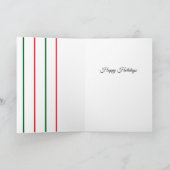 Fun Cartoon-like Christmas Tree Design カード (内部)