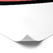 Fun Cartoon Open Mouth and Lips ポスター (角)