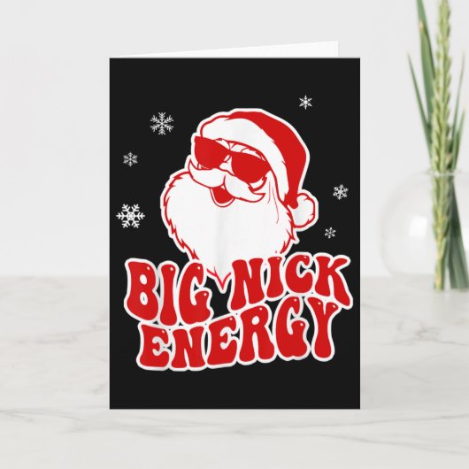 Fun Christmas Big Nick Energy Santa Naughty Adult  カード (正面)