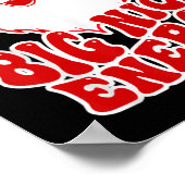 Fun Christmas Big Nick Energy Santa Naughty Adult  ポスター (角)