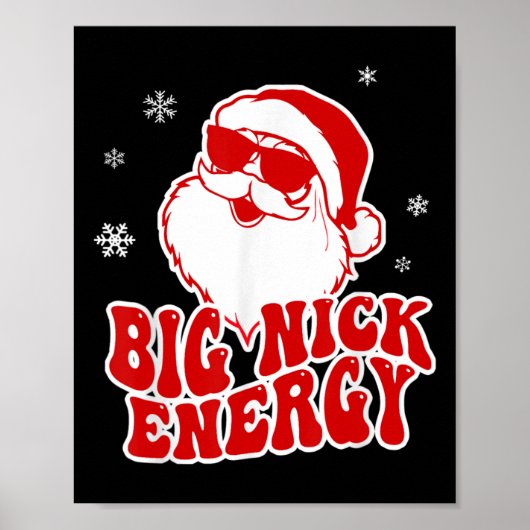 Fun Christmas Big Nick Energy Santa Naughty Adult  ポスター (正面)