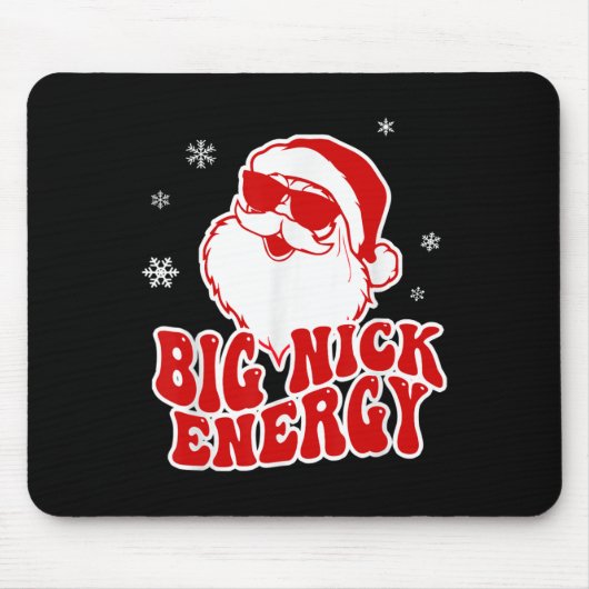 Fun Christmas Big Nick Energy Santa Naughty Adult  マウスパッド (正面)
