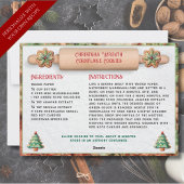 Fun Christmas Cookie Recipe Holiday Greeting Card シーズンカード