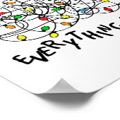 Fun Christmas Lights Its Fine Im Fine Everything I ポスター (角)