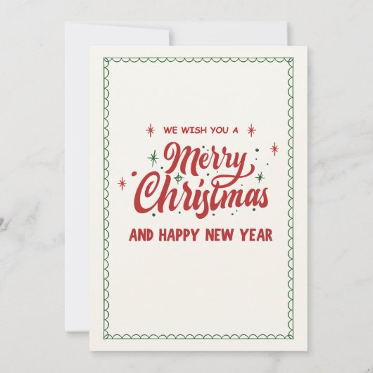 Fun Christmas party invite by Santa 招待状 (裏面)