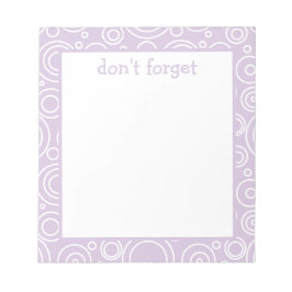 Fun Circle Pattern ノートパッド