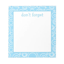 Fun Circle Pattern ノートパッド