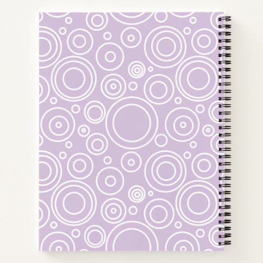 Fun Circle Pattern ノートブック (裏面)