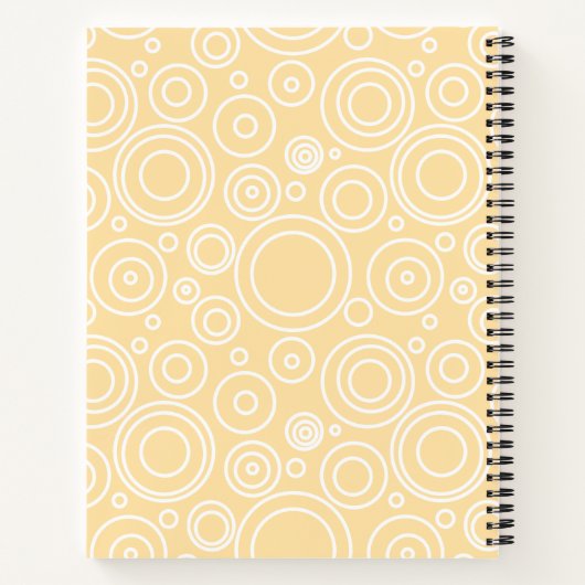Fun Circle Pattern ノートブック (裏面)